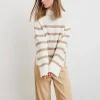 Gina Tricot Alba Knitted Sweater White/beige Str marque pas cher en ligne 10