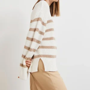 Gina Tricot Alba Knitted Sweater White/beige Str marque pas cher en ligne 6
