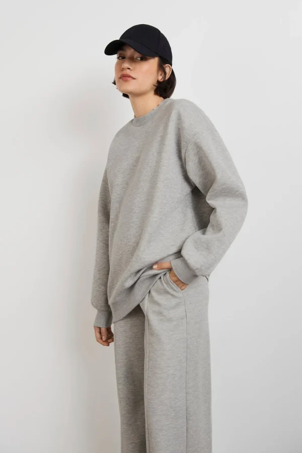 à prix d'occasion Gina Tricot Basic Long Sweatshirt Grey Melange 3