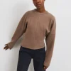 Gina Tricot Maj Sweater Fossil shopping pas cher 8