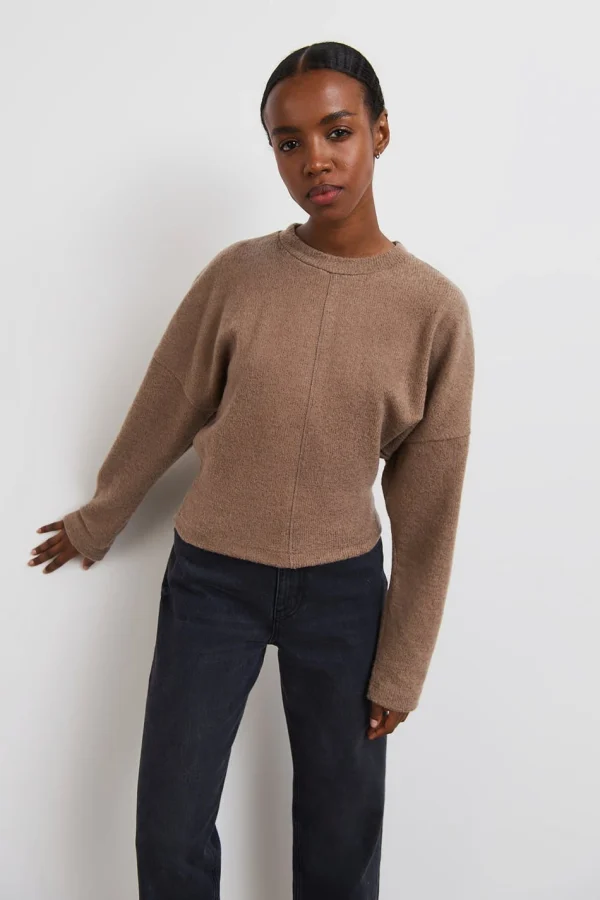 Gina Tricot Maj Sweater Fossil shopping pas cher 1