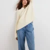 mode Gina Tricot Remy Knitted Sweater Warm White 8