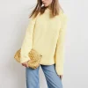 SOLDES TOUT À Gina Tricot Remy Knitted Sweater Double Cream 10