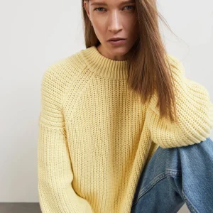SOLDES TOUT À Gina Tricot Remy Knitted Sweater Double Cream 6