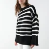Gina Tricot Ohio Knitted Sweater White/stripe jusqu'à 10