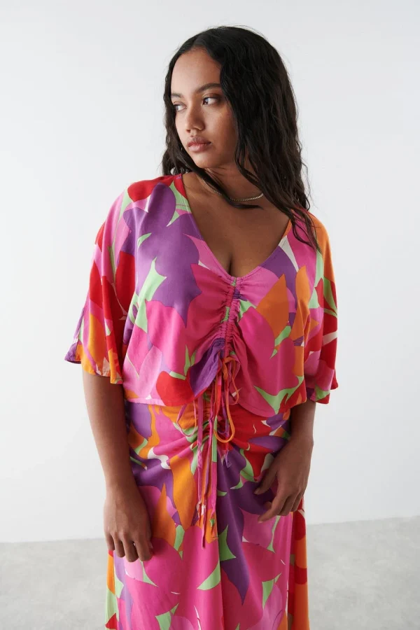 Gina Tricot Misan Blouse Maxico Aop pas cher marque 3
