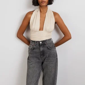 shopping pas cher Gina Tricot Vivvi Pleated Top Egret 6