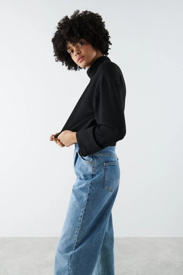 luxe soldes Gina Tricot Leila Sweater Black 1