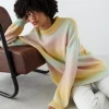 Gina Tricot Marianne Knitted Sweater Multi Pastel officiel 10