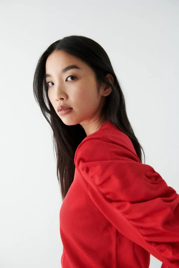 à prix très bas Gina Tricot Kay Knitted Sweater Red 3