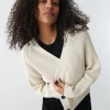en france Gina Tricot Maja Knitted Cardigan Beige 10