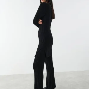 Gina Tricot Sofie Knitted Top Black soldes officiel 6