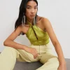 Gina Tricot Glida Top Lime Green officiel 8