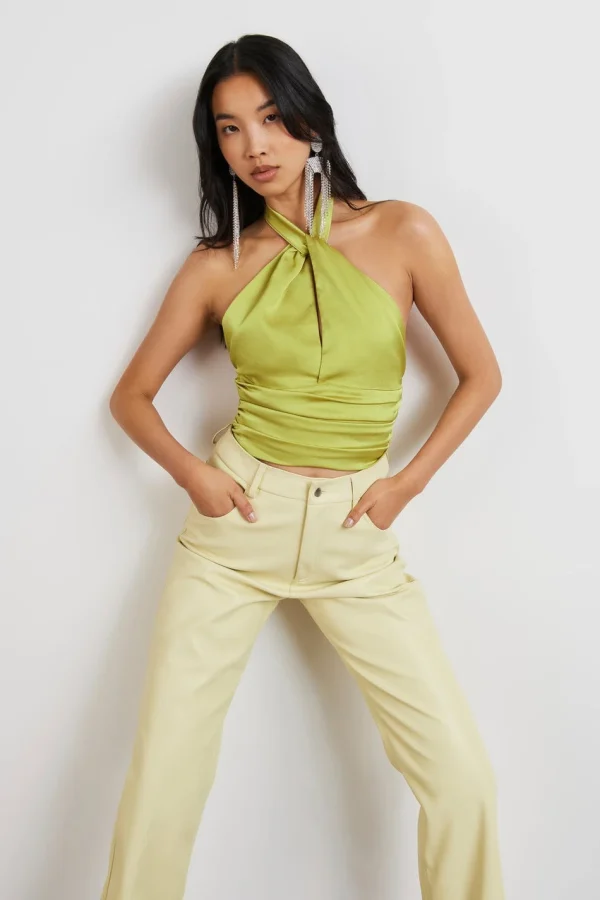 Gina Tricot Glida Top Lime Green officiel 3