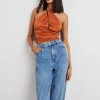fashioniable Gina Tricot Glida Top Bombay Brown 8