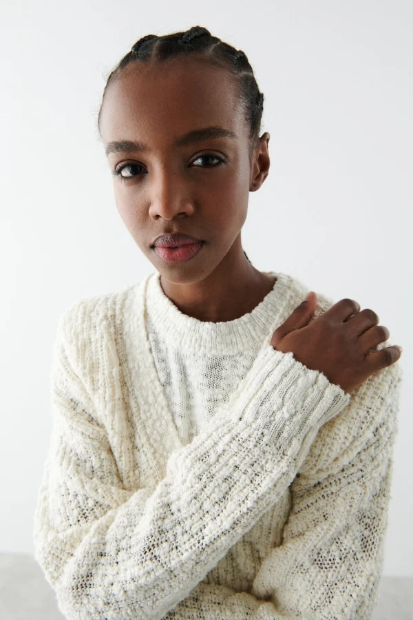 Boutique Gina Tricot Pia Knitted Cardigan Offwhite 3