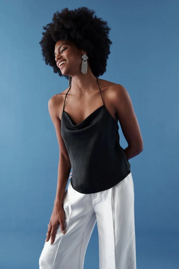 Gina Tricot Jane Singlet Black Boutique 3