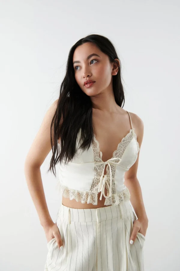 Gina Tricot Kendra Top Egret qualité supérieure 3
