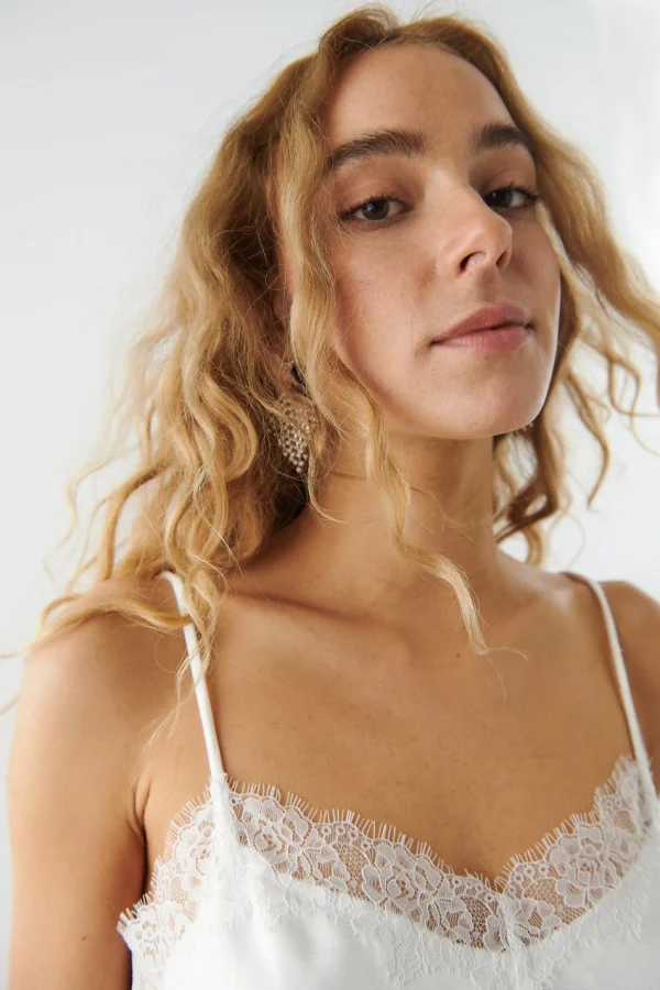 Gina Tricot Lacey Singlet Offwhite l'unique style 3