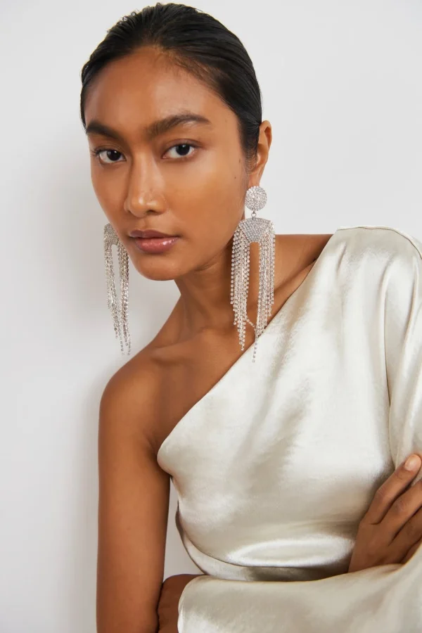 Gina Tricot Susan One Shoulder Top Egret mode 3