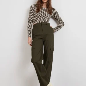 Gina Tricot Margie Top Browncheck soldes de Noël 6