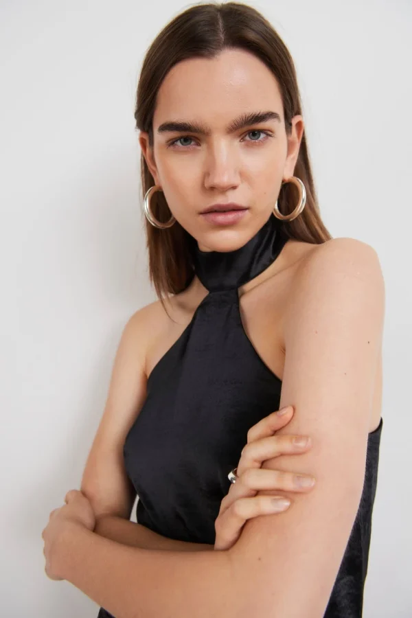 Gina Tricot Milana Top Black fashioniable 3