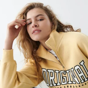 grande promotion Gina Tricot Mindy Zip Sweater Marzipan 6