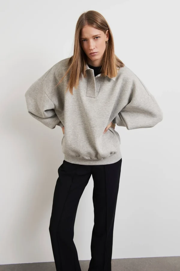 Authentic Original licence Gina Tricot Elaine Sweater Grey Melange 1