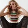 boutiqued pas cher Gina Tricot Louida Knitted Vest Multi 7