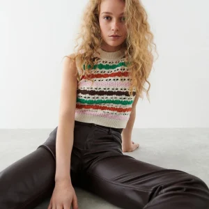 boutiqued pas cher Gina Tricot Louida Knitted Vest Multi 6