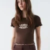 belle Gina Tricot Sandy Top Brown/grove 10