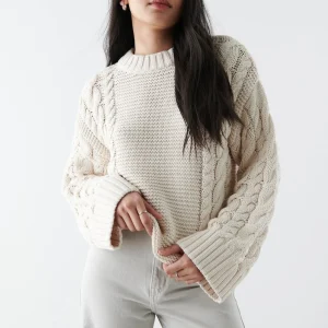 mode pas chere Gina Tricot Chunky Cable Knitted Sweater Kitt 6