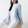 Gina Tricot Chunky Cable Knitted Sweater Heather Réductions 10