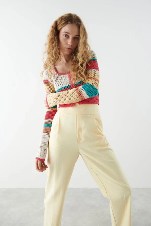 Gina Tricot Ray Knitted Cardigan Multi REMISE 1