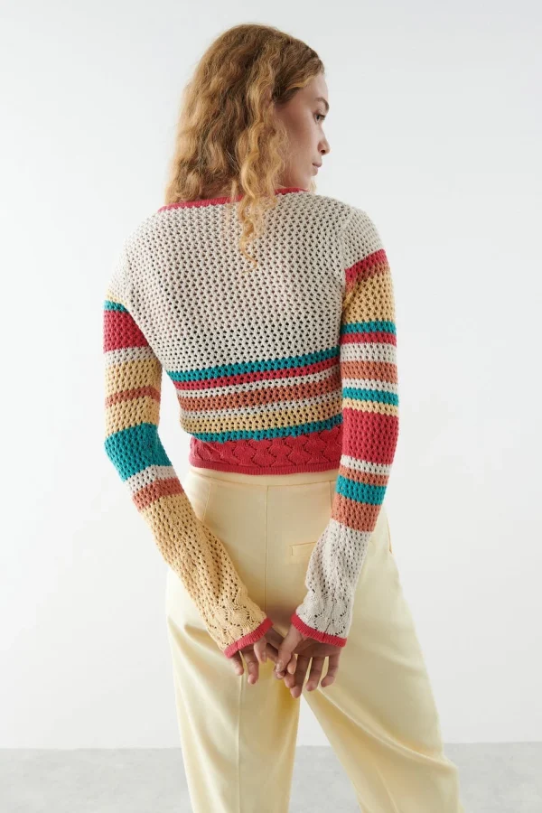 Gina Tricot Ray Knitted Cardigan Multi REMISE 3