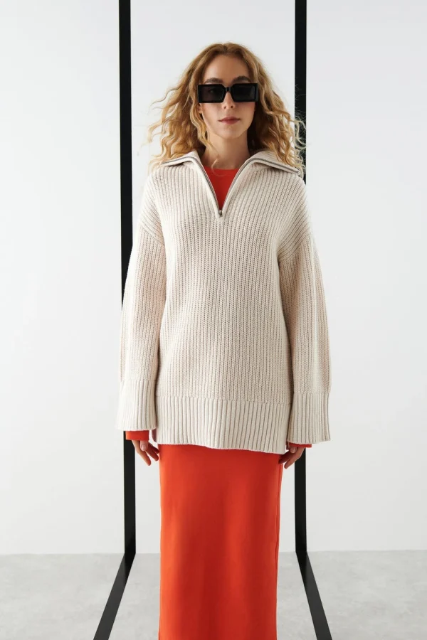 Gina Tricot Nadja Knitted Sweater Kitt en vente 1