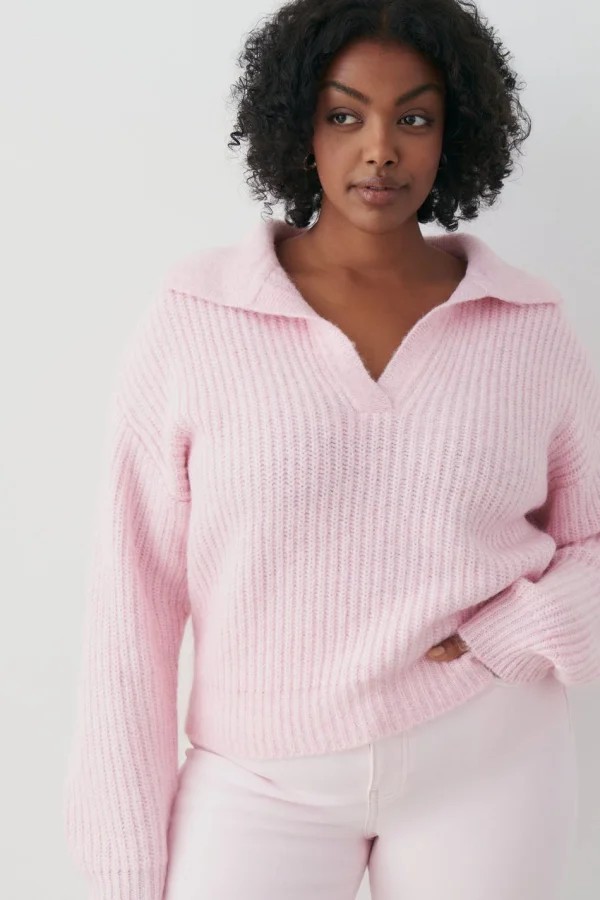 en ligne Gina Tricot Lottie Knitted Sweater Sweet Lilac 1