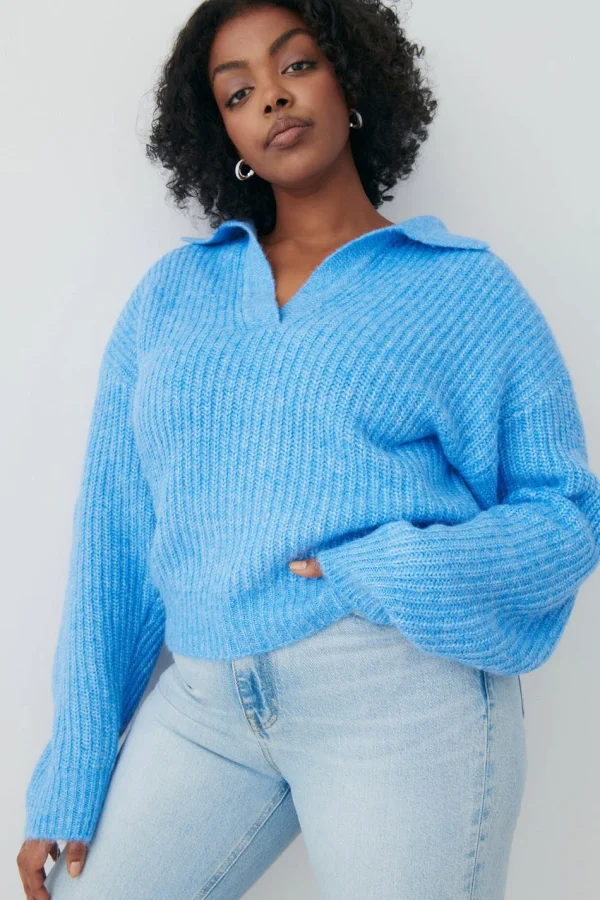 officiel Gina Tricot Lottie Knitted Sweater Marina 1