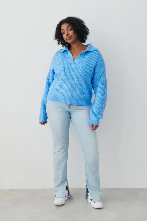 officiel Gina Tricot Lottie Knitted Sweater Marina 3
