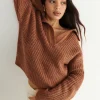 Gina Tricot Lottie Knitted Sweater Auburn site soldes 10