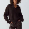 Gina Tricot Lottie Knitted Sweater Black Coffee dernière tendance 10