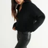 Gina Tricot Lottie Knitted Sweater Black en france 8