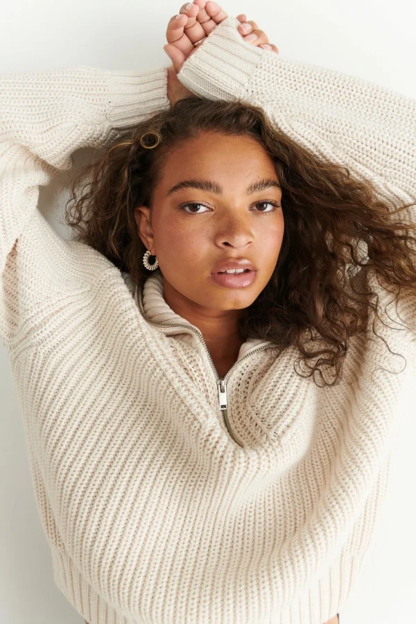 belle Gina Tricot Viviette Knitted Sweater Kitt 3