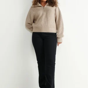Gina Tricot Viviette Knitted Sweater Silver Grey qualité supérieure 6