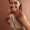Gina Tricot Lucy One Shoulder Top Stucco marque pas cher 8