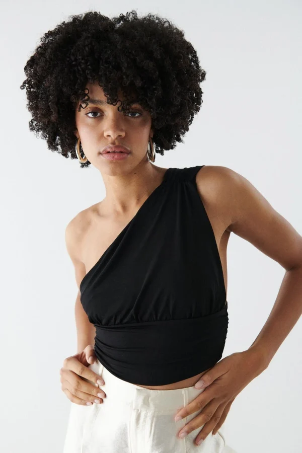 vente chaude Gina Tricot Tally Top Black 1