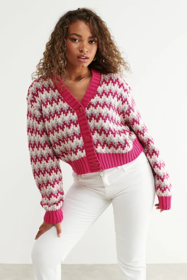 Paiement sécurisé Gina Tricot Rosemary Knitted Cardigan Multi 3