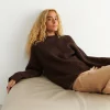 Livraison gratuite Gina Tricot Sana Knitted Sweater Brown 8