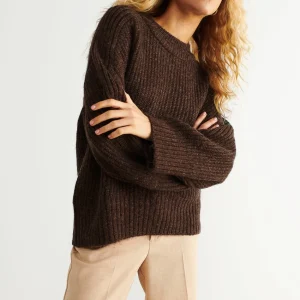 Livraison gratuite Gina Tricot Sana Knitted Sweater Brown 6