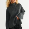 fashion pas cher Gina Tricot Lova Knitted Sweater Antracite Grey 10